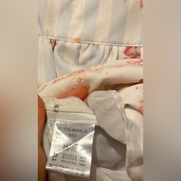 LIZ LISA ICE CREAM BLUE SLEEVELESS dress - Picture 5 of 5